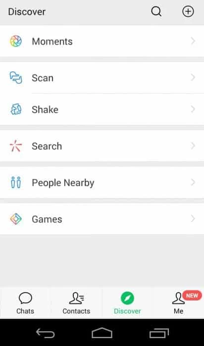 WeChat — zrzut ekranu 7